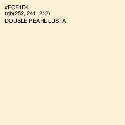 #FCF1D4 - Double Pearl Lusta Color Image